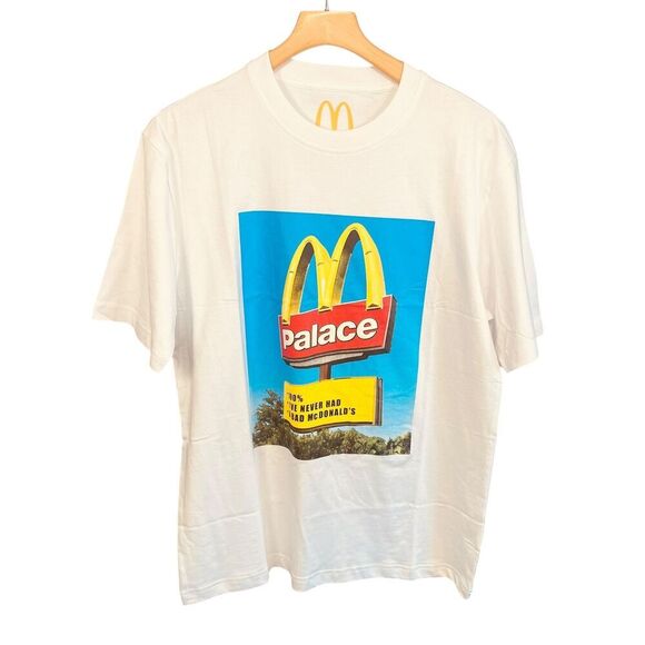 Palace McDonald's Graphic Short Sleeve Tee Shirt - Picture 2 of 11